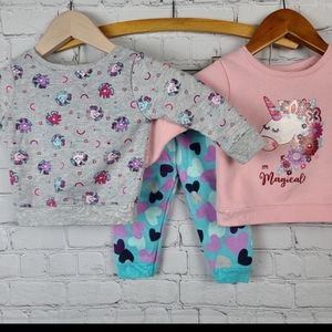 Garanimals fleece set. Girls 6-9 Ms